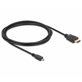 Delock Para Cabo Hdmi Micro Hdmi 2 M One Size Black
