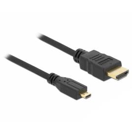 Para Cabo Hdmi Micro Hdmi 2 M One Size Black