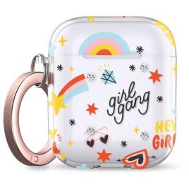 Keybudz Caso Elevate X Swarovski Crystals Series - Girl Power Airpods One Size Multicolor