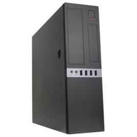 Gabinete Torre Microatx T450s Slim One Size Black / Silver