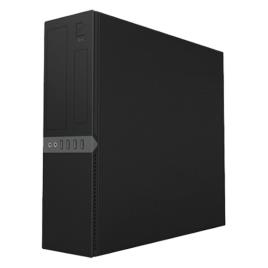 Coolbox Gabinete Torre Microatx T450s Slim One Size Black / Silver