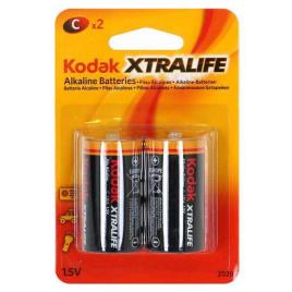 Baterias Alcalinas C Lr14 2 Unidades One Size Yellow / Red