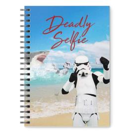 Selfie Mortal A Original Stormtrooper 5 Caderno One Size Multicolor