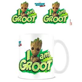 Caneca Da Maravilha Dos Guardiões Da Galáxia I Am Groot One Size White / Green / Brown