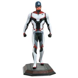 Diamond Select Estátua Do Capitão América Diorama Dos Vingadores No Endgame Marvel 23 Cm Figura One Size White