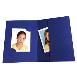 Folders For Pass Port Pictures 3 Sizes One Size Blue