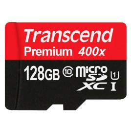 Micro Sdxc 128gb Class 10 Uhs-i 400x + Sd Adaptador Memória Cartão One Size Multicolor