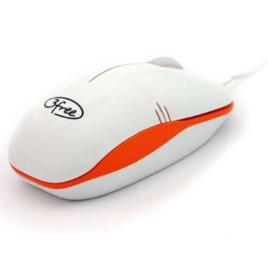 3free Mouse Mcm101/wo One Size White / Orange