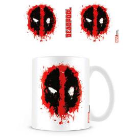 Caneca Marvel Deadpool 315 Ml One Size White / Black / Red