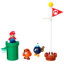 Diorama Mario Bros Acorn Plains One Size Multicolor