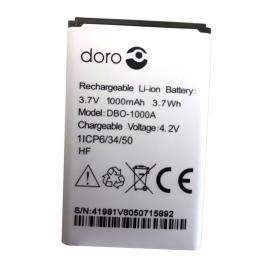 Battery 1000 Mah For 1370 One Size White