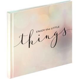 Letterings Enjoy 18x18 Cm 30 Pages Bookbound One Size White