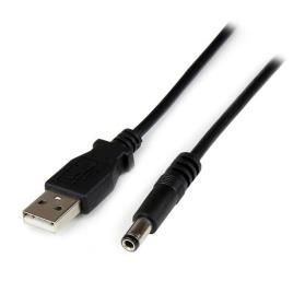 1m Usb To 5v Dc Power Cable One Size Black