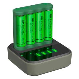 Carregador Bateria 4xaa Nimh 2100mah One Size Black