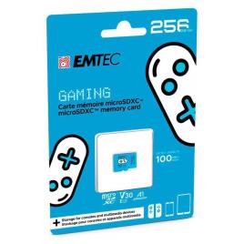 Emtec Cartão De Memória Micro Sd Emtec 256gb One size Blue