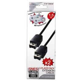Cabo De Extensão Do Controlador Mini Snes 1.5 M 2 Unidades One Size Multicolor