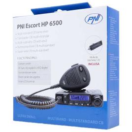 Kit Estação Rádio Cb Escort Hp 6500 Asq+antena Cb Extra 48 One Size Black