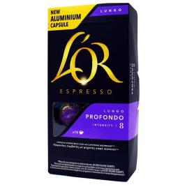 Cápsulas L´arome Espresso Lungo Profondo 10 Unidades One Size Black / Purple