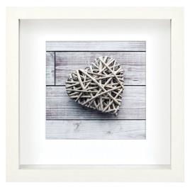 Hama Scala 3d 23x23 Cm Portrait Wood Passepartout One Size White