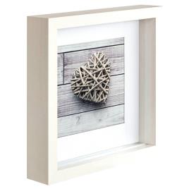 Scala 3d 23x23 Cm Portrait Wood Passepartout One Size White