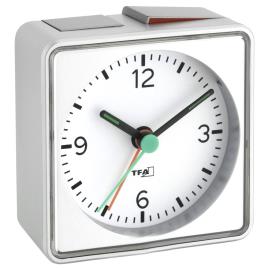 Tfa Dostmann Push Electronic Alarm Clock 60.1013.54 One Size White
