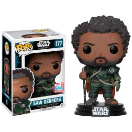Funko Com Cabelo Star Wars Rogue One Saw Gerrera 2017 Outono Convenção Exclusivo Figura One Size Multicolor