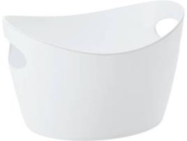 Cesto para Roupa  5731525 (Branco - 23x18.8cm - Oval - 1.5L)