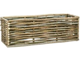 Floreira  Madeira (Castanho - 120x40x40 cm)