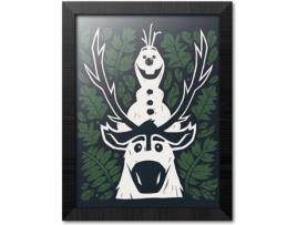 Poster  PE30X40CM0064 Disney Frozen Ii Olaf Y Sven (30 x 40 cm)