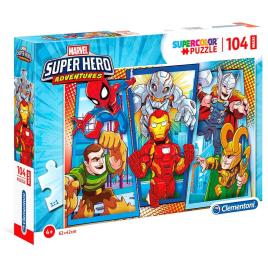 Marvel Superhero Maxi Puzzle 104 Pieces One Size Multicolor