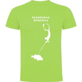 Camiseta De Manga Curta Breathless Emotions XL Light Green
