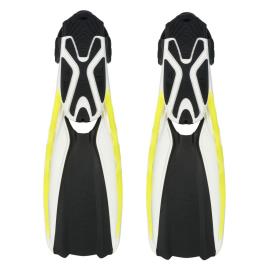 Aqualung Barbatanas Megulho Phazer EU 35-39 White / Hot Lime