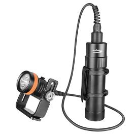 Lanterna Diving Led 4000 Lumens Black