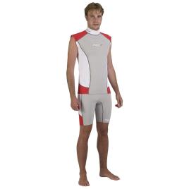 Terno Rashguard Trilastic Dc XS Grey / Red