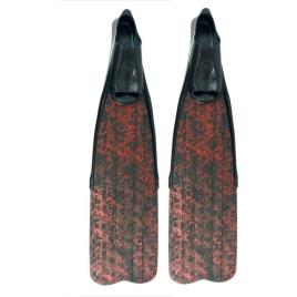 Barbatanas Caça Submarina Master Deep EU 44-45 Red Camo