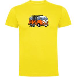 Camiseta De Manga Curta Hippie Van Spearfish XL Yellow