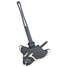 Dive Inspire Chaveiro Manta Ray Matty One Size Black / White