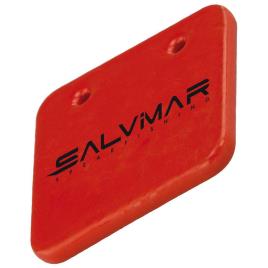 Coated Squared Weight 500 g Red