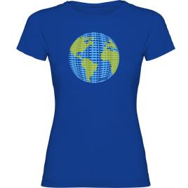 Camiseta De Manga Curta Barracuda World XL Royal Blue