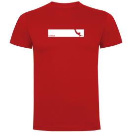 Camiseta De Manga Curta Spearfishing Frame M Red