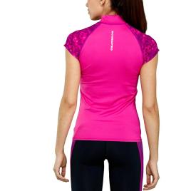 Scubapro Camiseta Feminina De Manga Curta Upf 50 Rash Guard M Flamingo