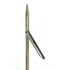 Tahitian Spearshaft Single Barb With Cone 7.5 Cm 190 cm Silver