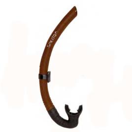 Matt Silicone Tubo De Apnéia Flexible Mate One Size Brown