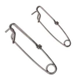 Snap Clip Stainless Steel 3 Units 100 mm-150 kg Grey