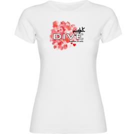 Kruskis Camiseta De Manga Curta Night Dive 2XL White