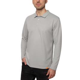 Iq-company Camisa Pólo Manga Comprida Uv 50+ XL Cool Gray