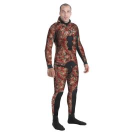 Spetton Caça Submarina Fire 7 Milímetros 2XL Red Camo