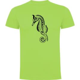 Camiseta De Manga Curta Seahorse Tribal L Light Green