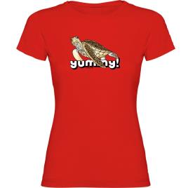 Camiseta De Manga Curta Yummy XL Red