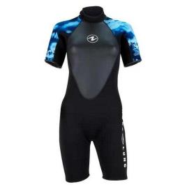 Aqualung Mulher Baixinha Hydroflex 3 Milímetros S Black / Blue